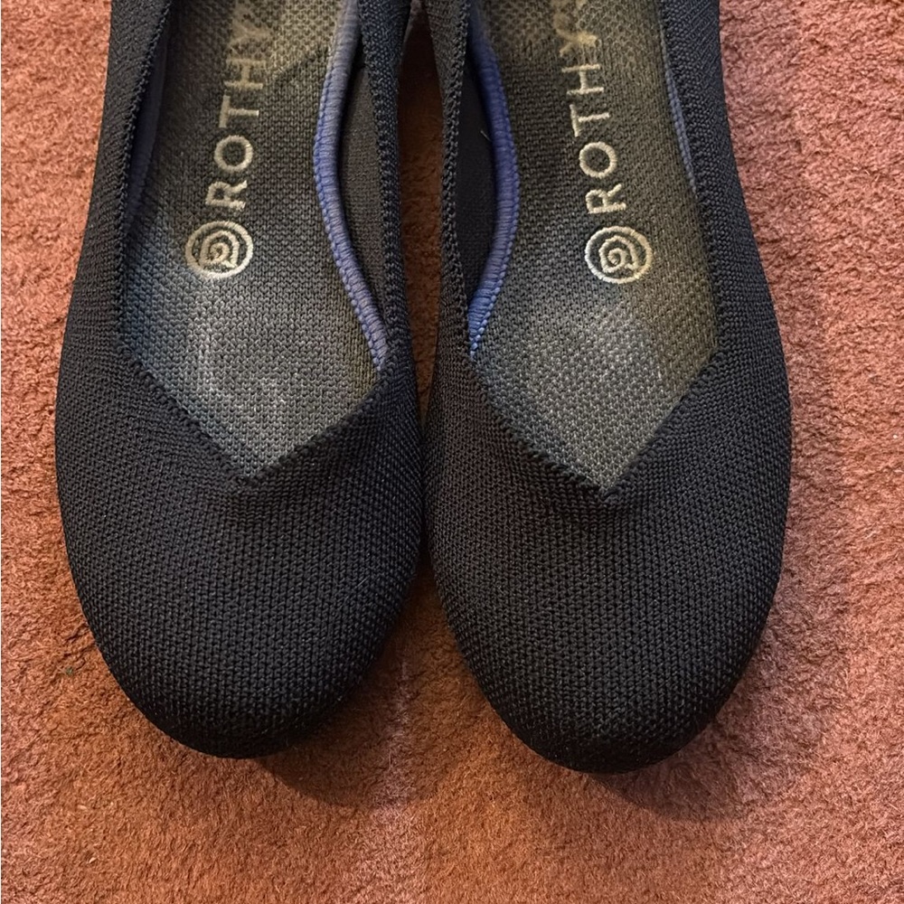 Rothy's Black Knit Flats Versatile Slip-On Loafers